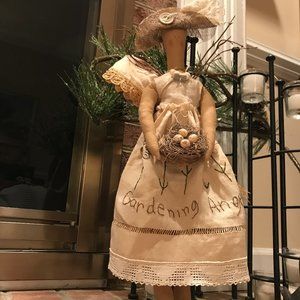 NOT FOR SALE Professional Artisan Gardening Angel Doll